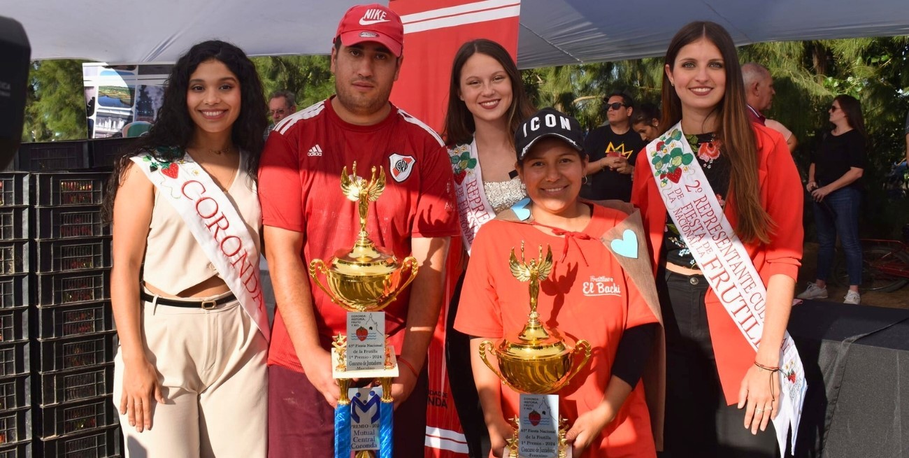 Con récord de participantes, se realizó el Concurso de Juntadores de la Fiesta Nacional de la Frutilla