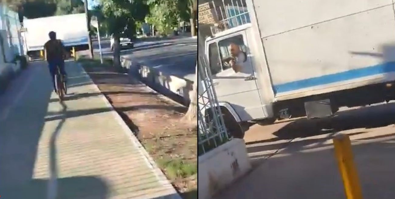 Video: intentó liberar a su primo del penal de Mendoza tirando abajo el portón