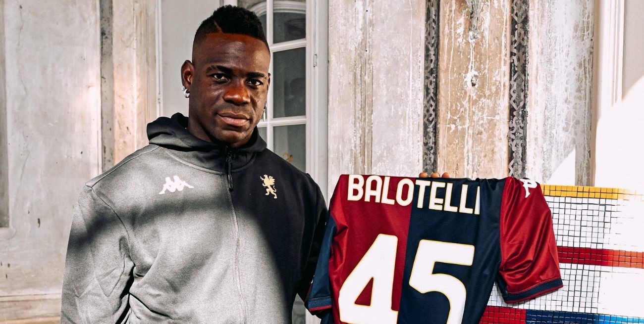 Super Mario: Balotelli vuelve a la Serie A y fue presentado con una animación de Mario Bros