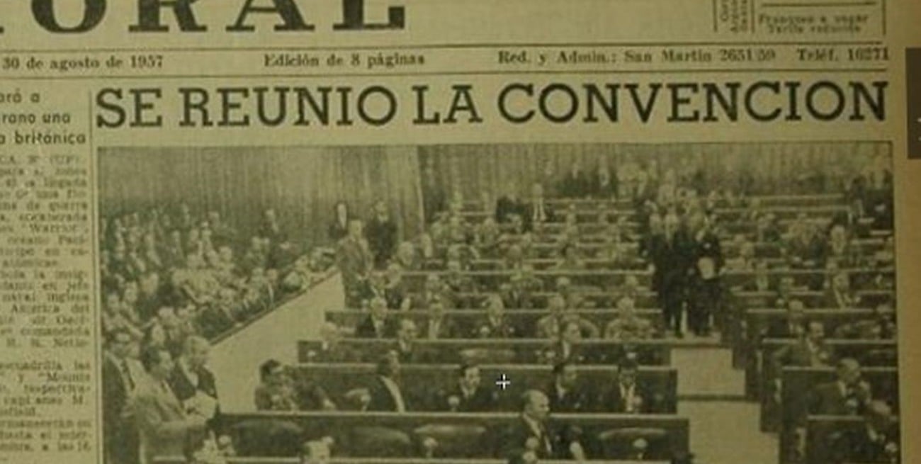 Apuntes sobre la reforma constitucional de 1957