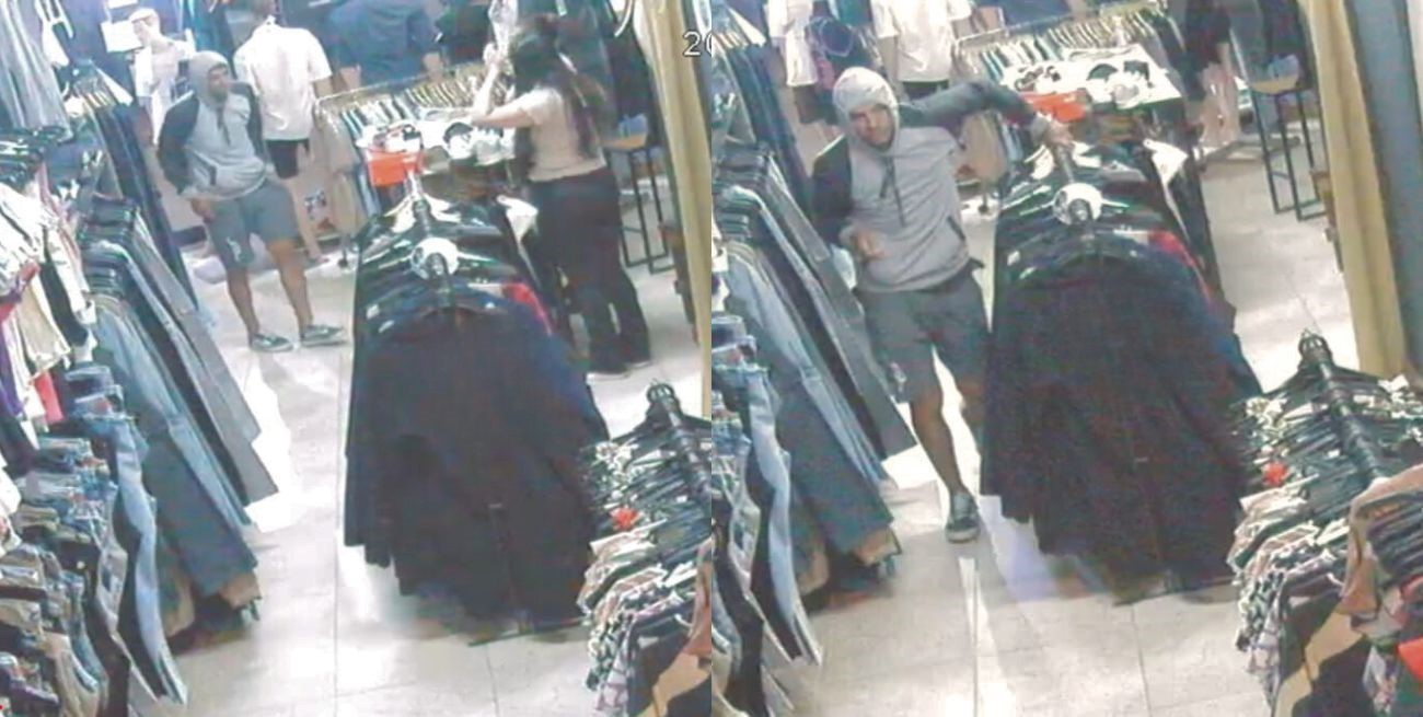 Asaltó un negocio, escapó, chocó, derrapó y lo atraparon
