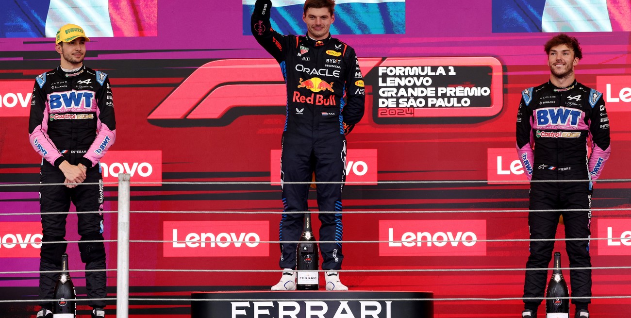 Gran Premio de Brasil: Verstappen arrasó con todos y se llevó el primer puesto
