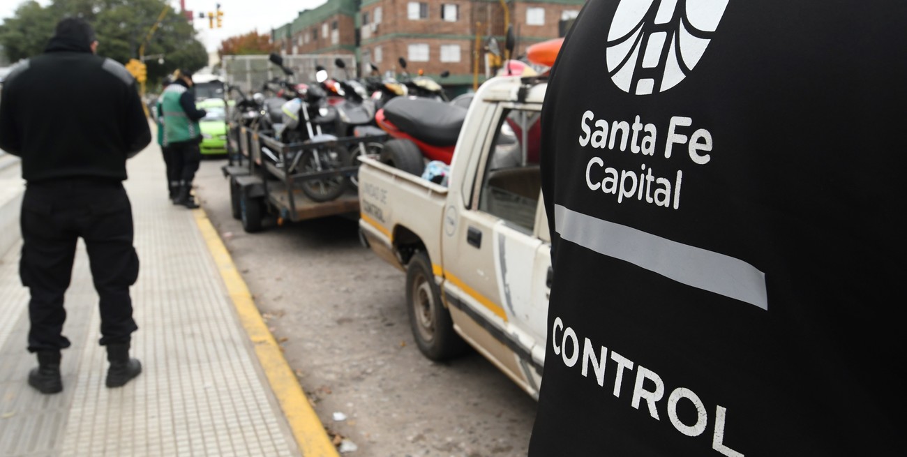 Retuvieron 50 vehículos durante el fin de semana en la ciudad de Santa Fe