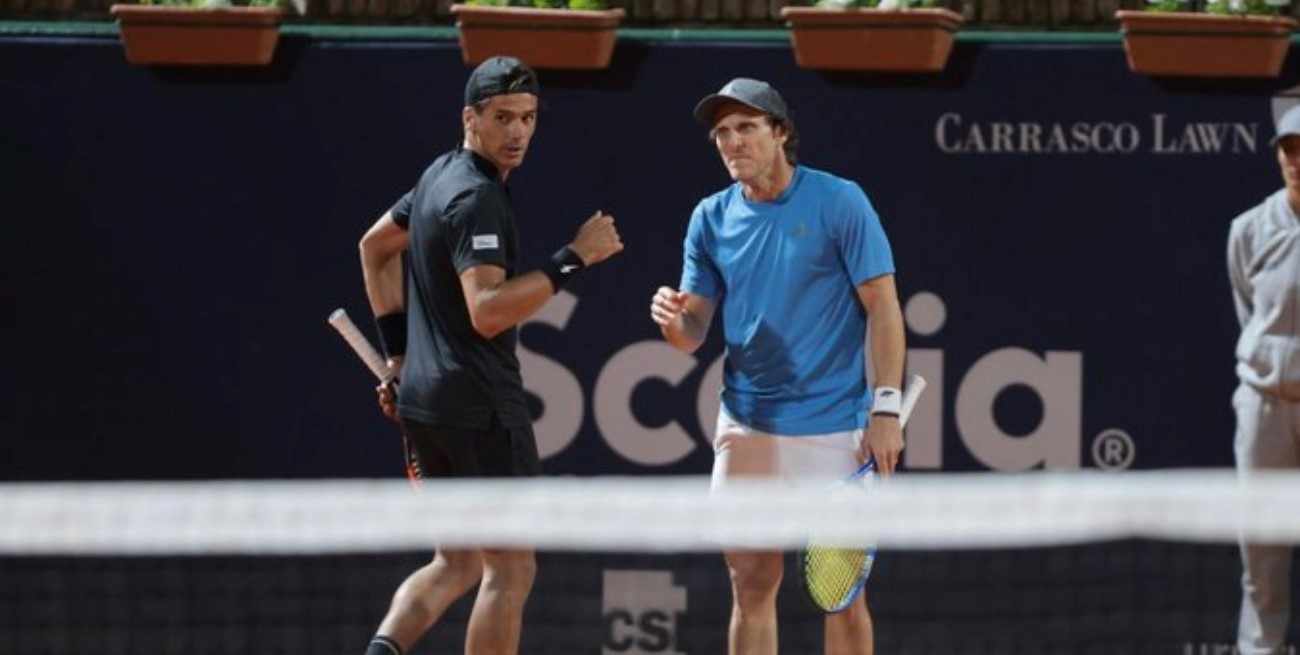 Diego Forlán con derrota en el tenis profesional junto a Federico Coria