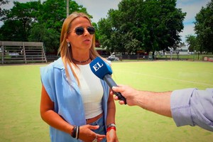 Villar recibió a El Litoral en el "patio de su casa".