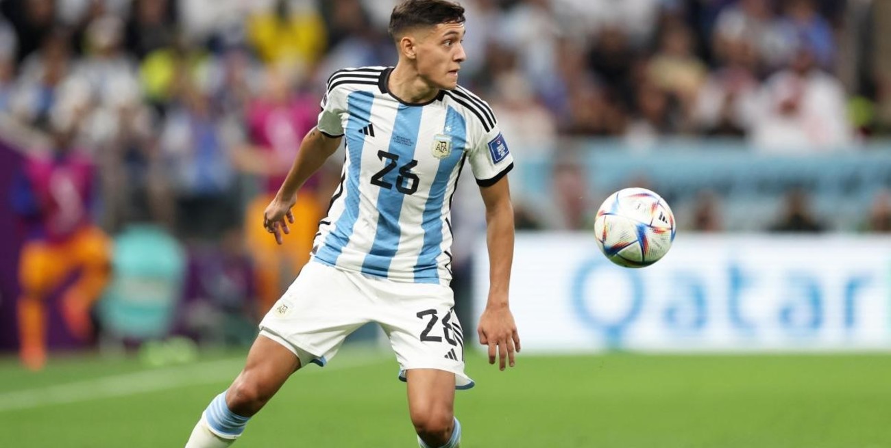 Nahuel Molina, campeón del mundo con Argentina, anunció que será papá