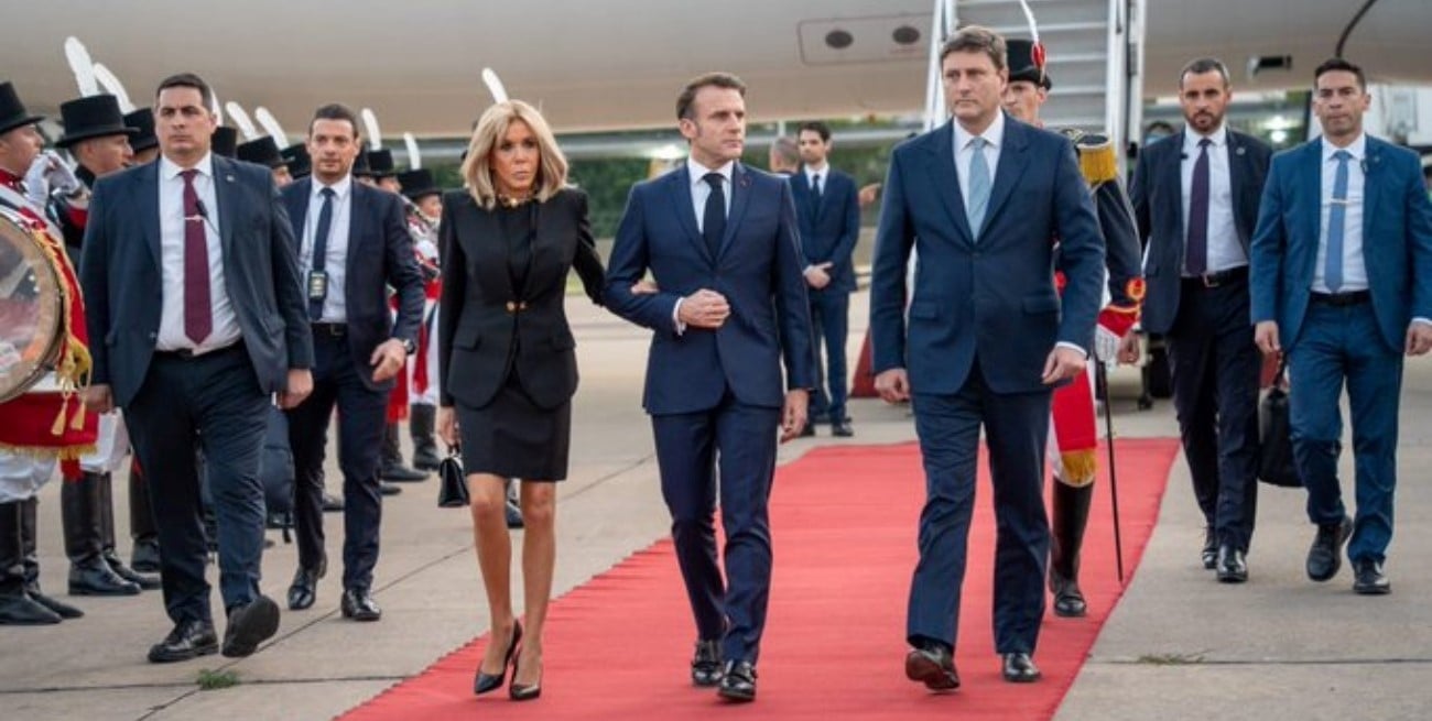 Javier Milei cenó con Emmanuel Macron, presidente de Francia, en Olivos