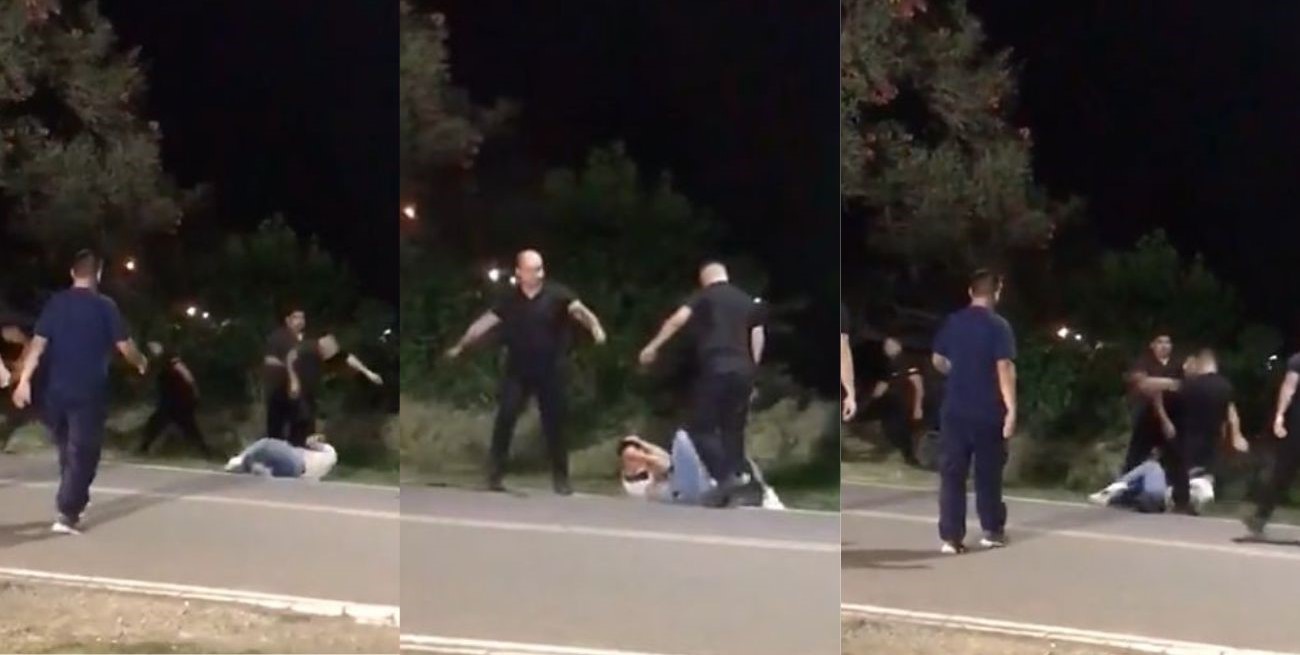 Violento enfrentamiento entre jóvenes y personal de seguridad de un boliche
