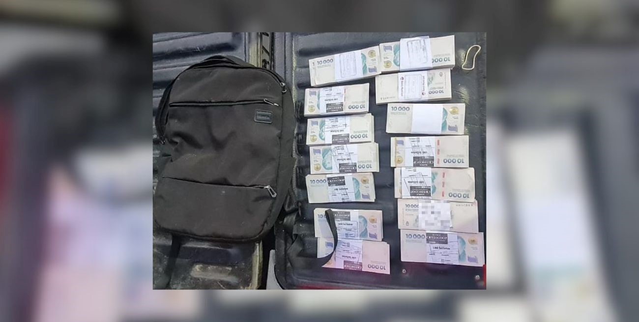 Tenía 14 millones de pesos y dijo que los encontró en un volquete: fue detenido