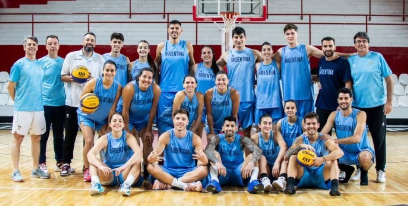 3x3: las Preselecciones argentinas concentran de cara a la AmeriCup