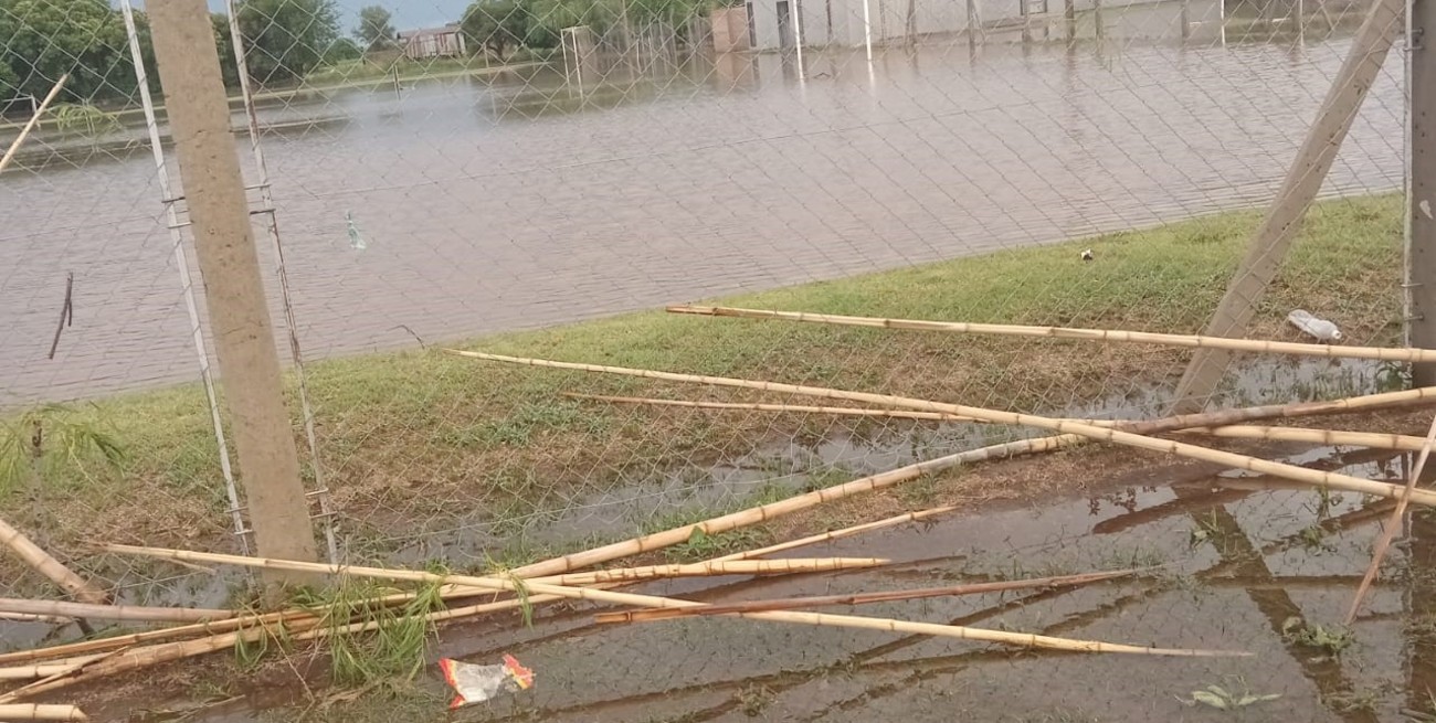 El temporal afectó clubes de la Liga Santafesina


