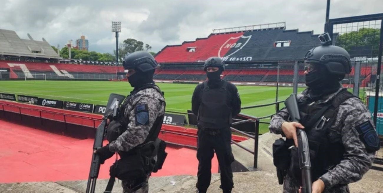 Provincia brindó detalles del allanamiento en el estadio de Newell`s previo al duelo con Independiente