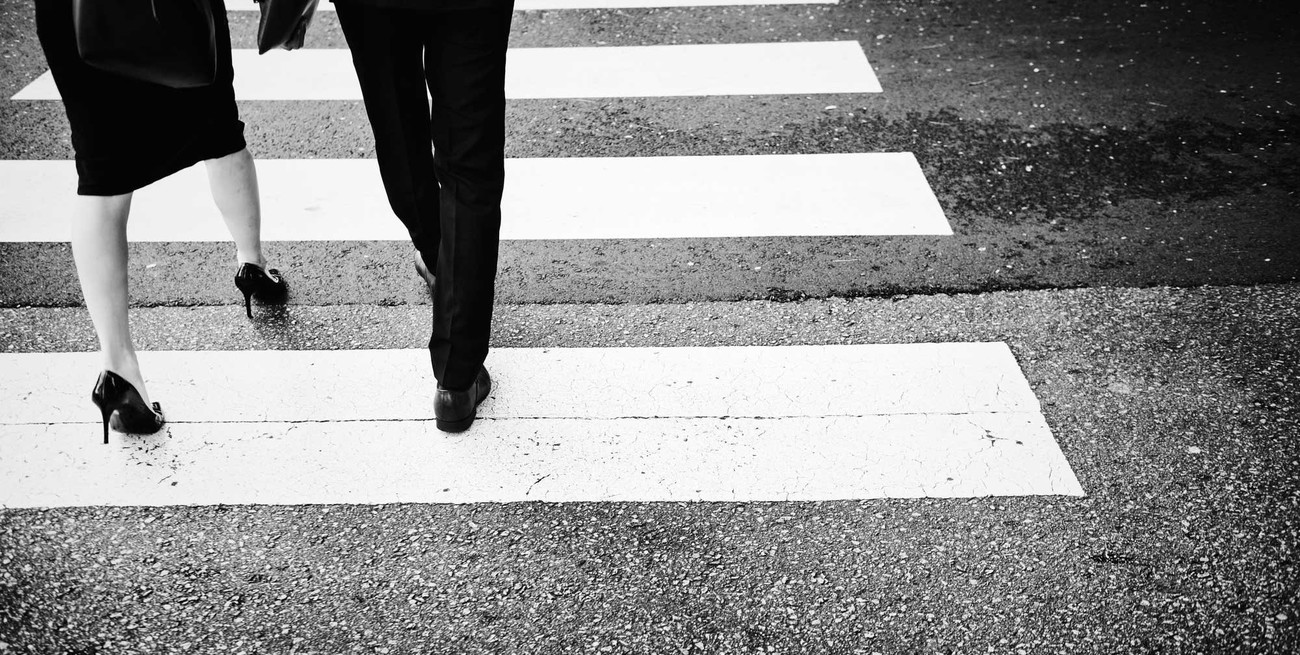 Dónde se pintaron las primeras sendas peatonales de la ciudad de Santa Fe