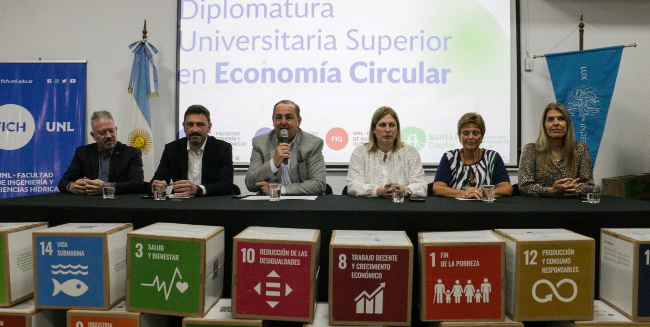 Se abrió una nueva Diplomatura en Economía Circular en la Fich