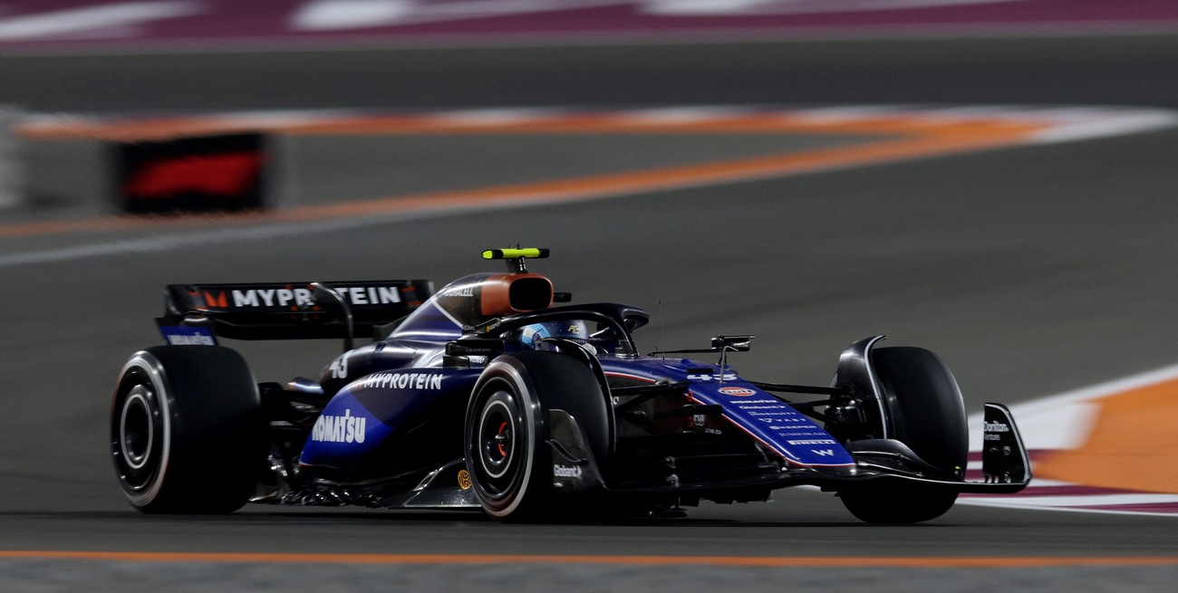 Difícil primera sesión para Colapinto en Qatar