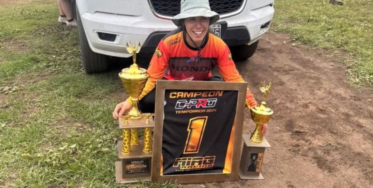 Motociclismo Enduro: Sofía Lauretti se quedó con el Campeonato del Centro de la República