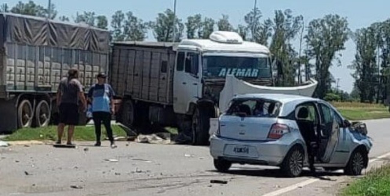 El hermano de un jugador de Colón, sufrió un siniestro vial en San Genaro 