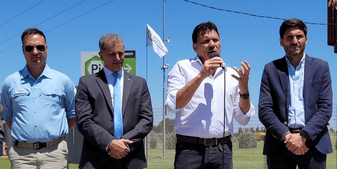 Pullaro firmó el acta de inicio de los trabajos viales en San Lorenzo