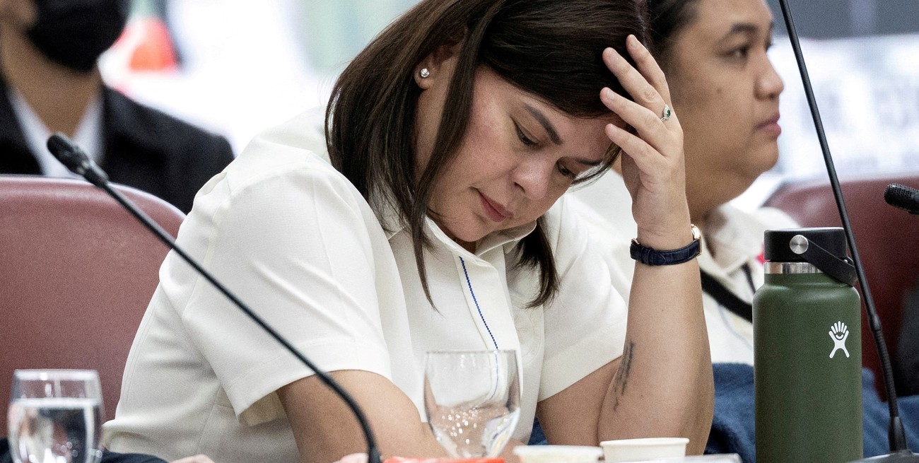 Quieren destituir a la vicepresidenta de Filipinas