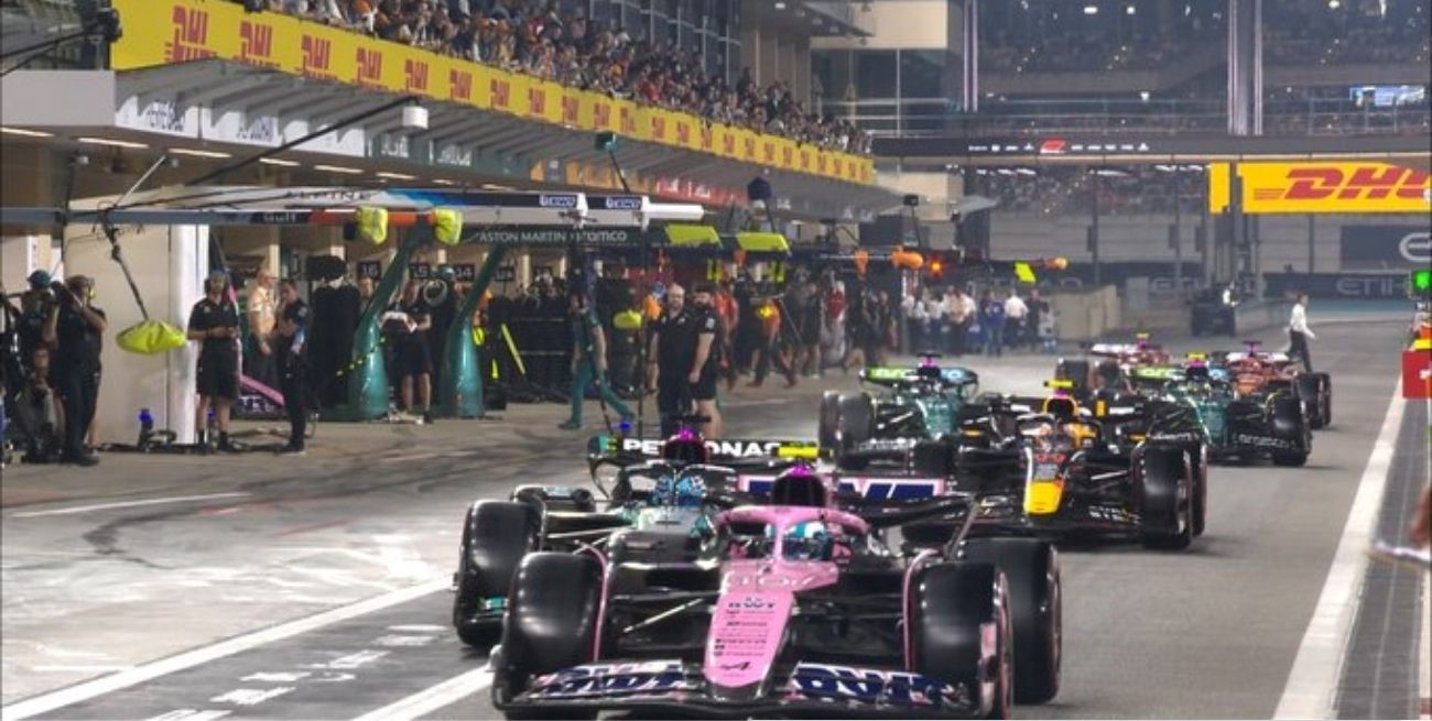 Colapinto salió en el anteúltimo lugar y quedó eliminado de la Clasificación del Gran Premio de Abu Dhabi