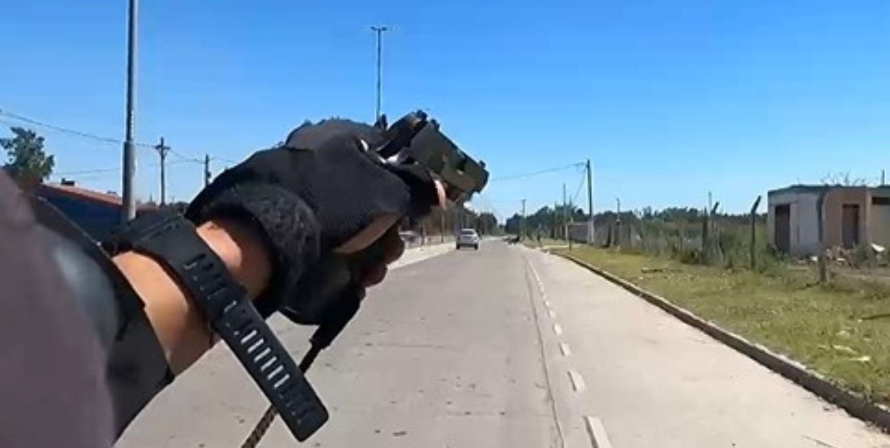 Persecución, tiros disuasivos y captura: impactante operativo en Rosario