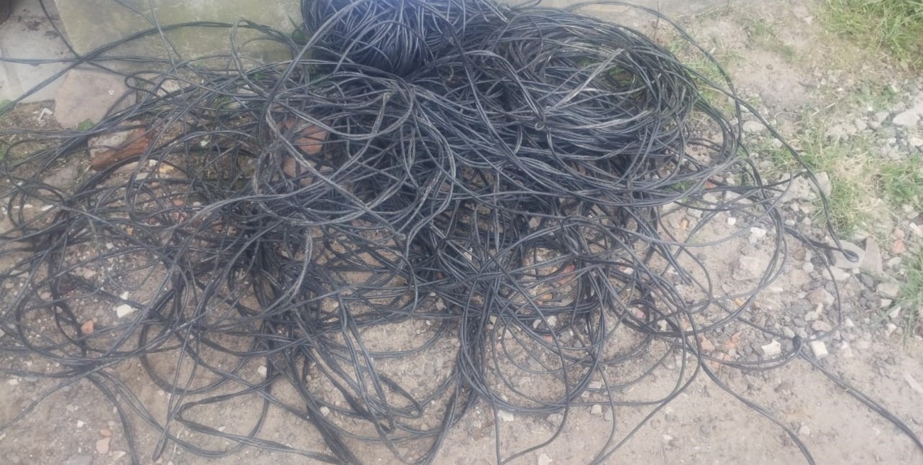 Recuperan cables de alumbrado público robados a la comuna de Andino