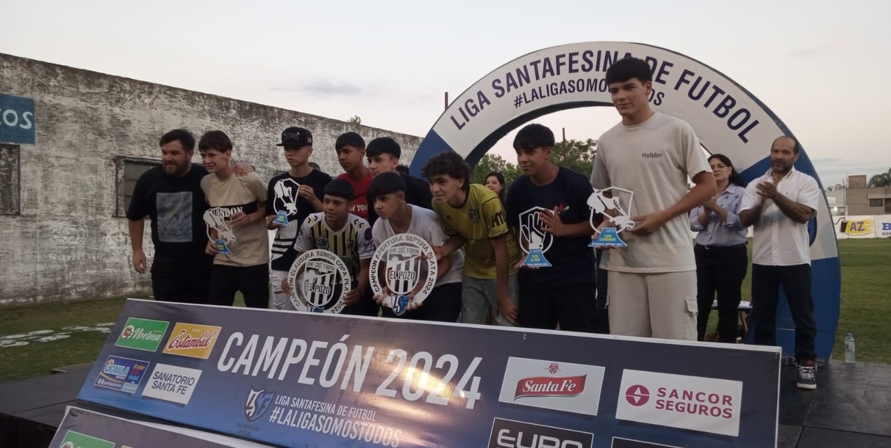 La Liga Santafesina de Fútbol celebró a los mejores de 2024 en una noche inolvidable