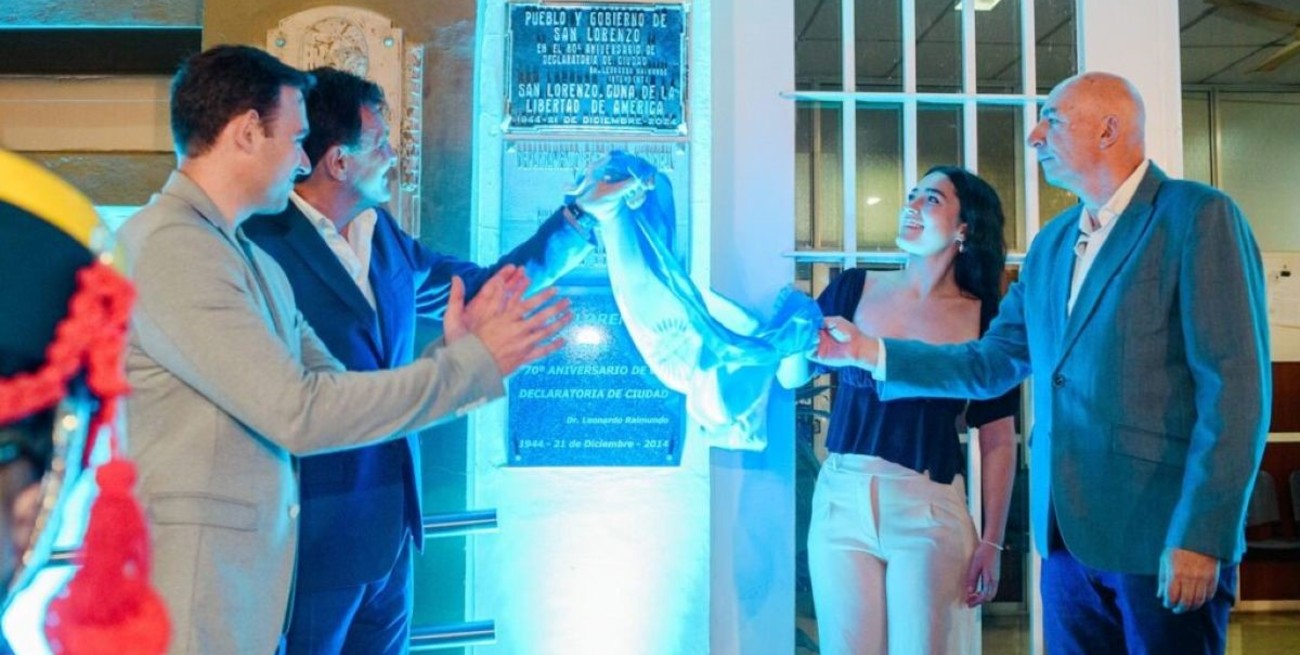 San Lorenzo conmemoró el 80º aniversario de su declaración como ciudad