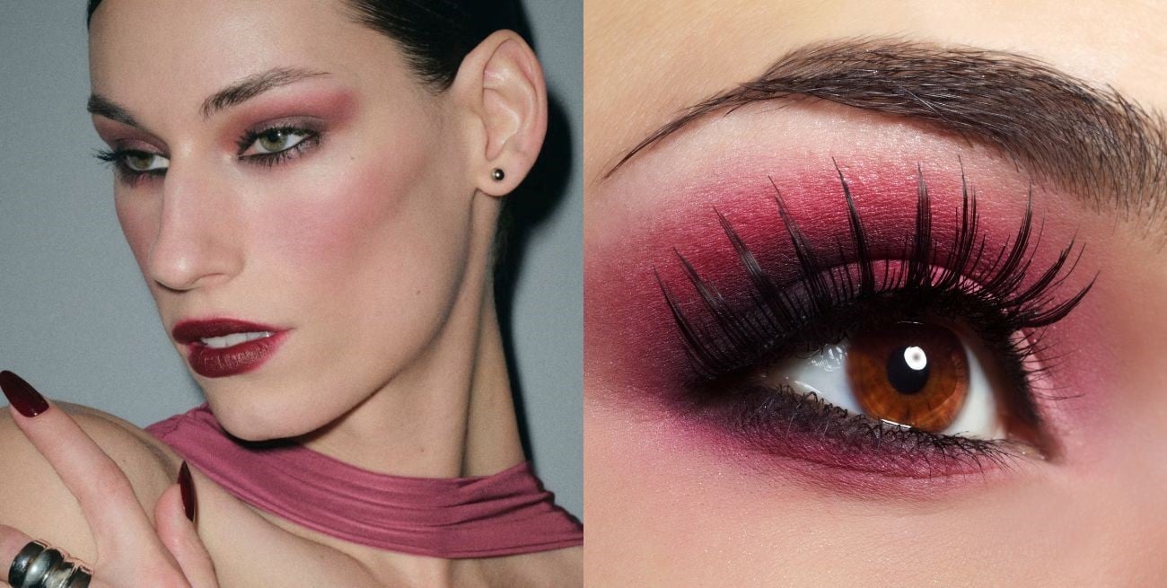 "Cranberry makeup": el must de la temporada para un maquillaje audaz y sofisticado