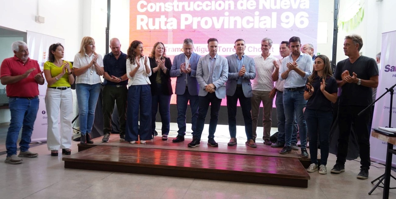 General López: Provincia avanza en la construcción de la nueva Ruta Provincial Nº 96