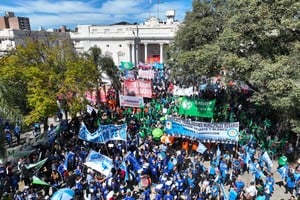 Fue un año signado por los paros del magisterio santafesino. Hubo 16 en total, más dos en meses de vacaciones, antes de iniciar la gestión.  Crédito: Fernando Nicola