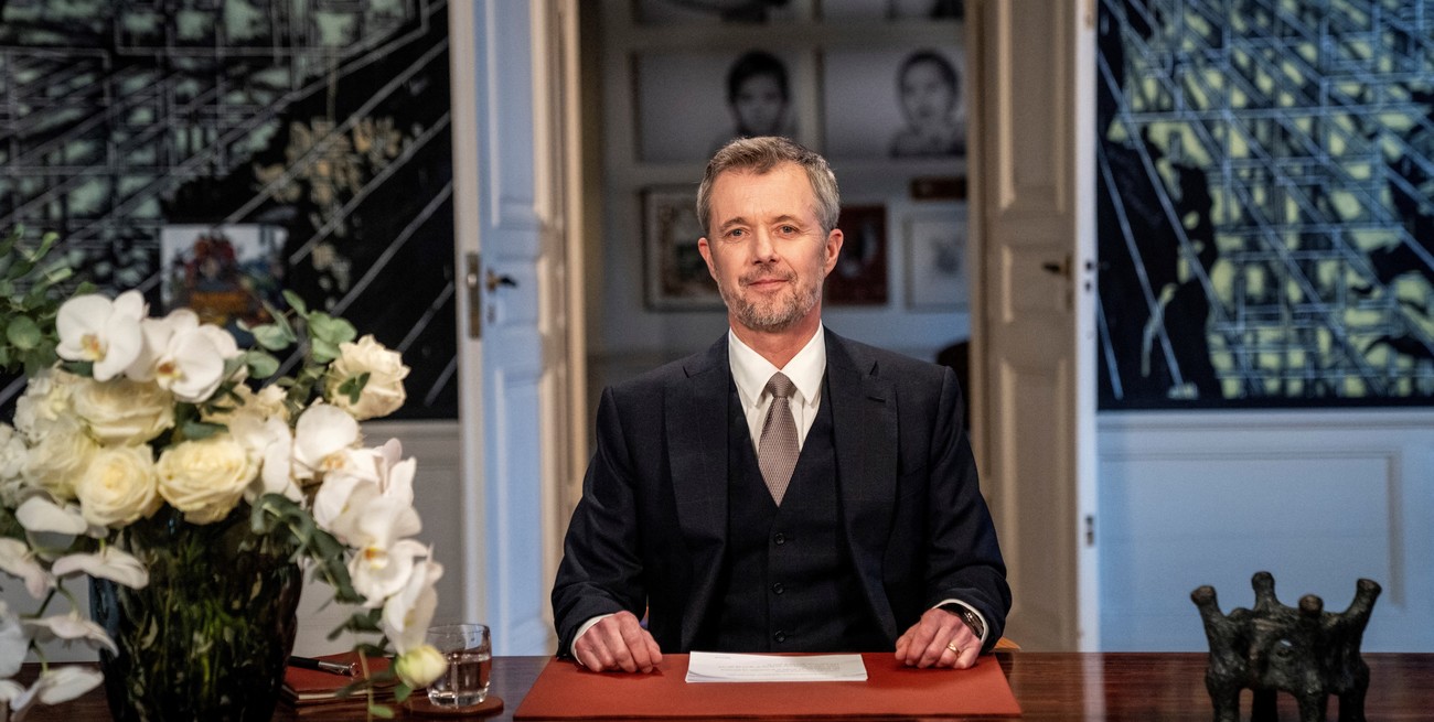 Federico X pronunció su primer discurso de Año Nuevo como rey de los daneses