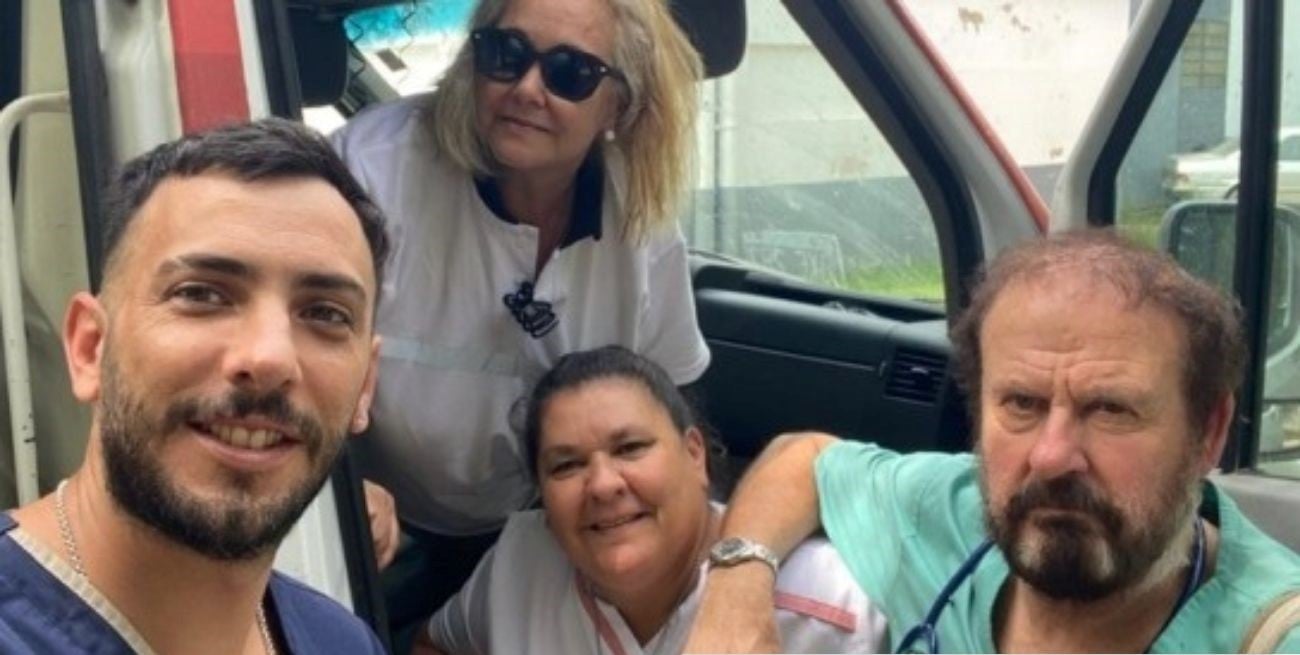 El primer bebé del departamento San Jerónimo nació arriba de una ambulancia y fue nena