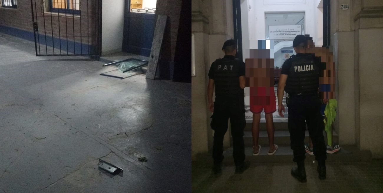 Recuperan artefactos robados a una escuela: dos aprehendidos