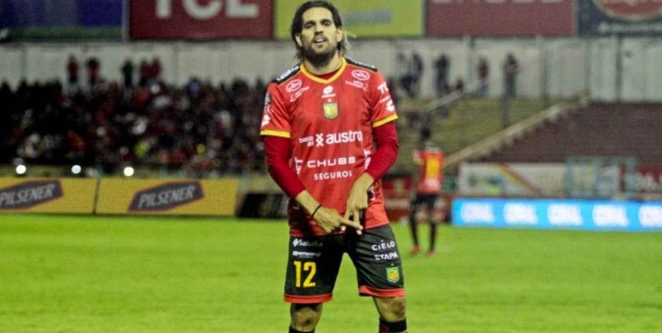 El "Morocho" Magnín sigue con gol: 16 gritos y pase-bomba de Cuenca al Aucas