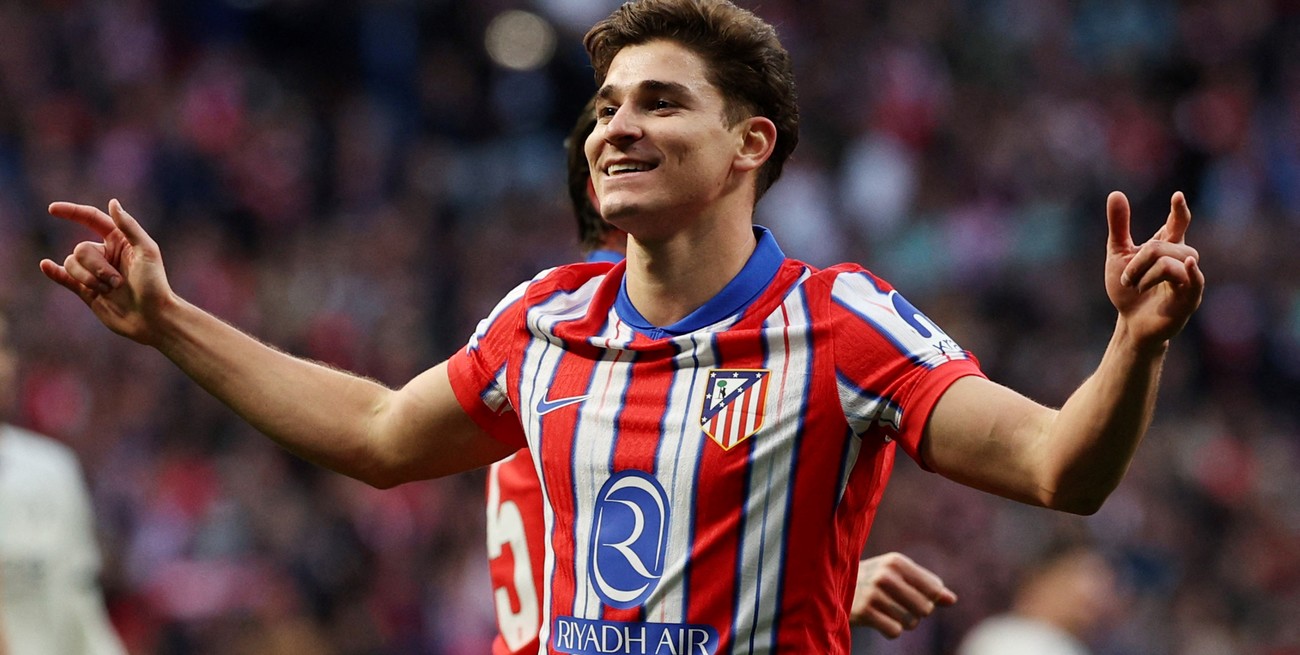 Atlético Madrid ganó con gol de Julián Álvarez