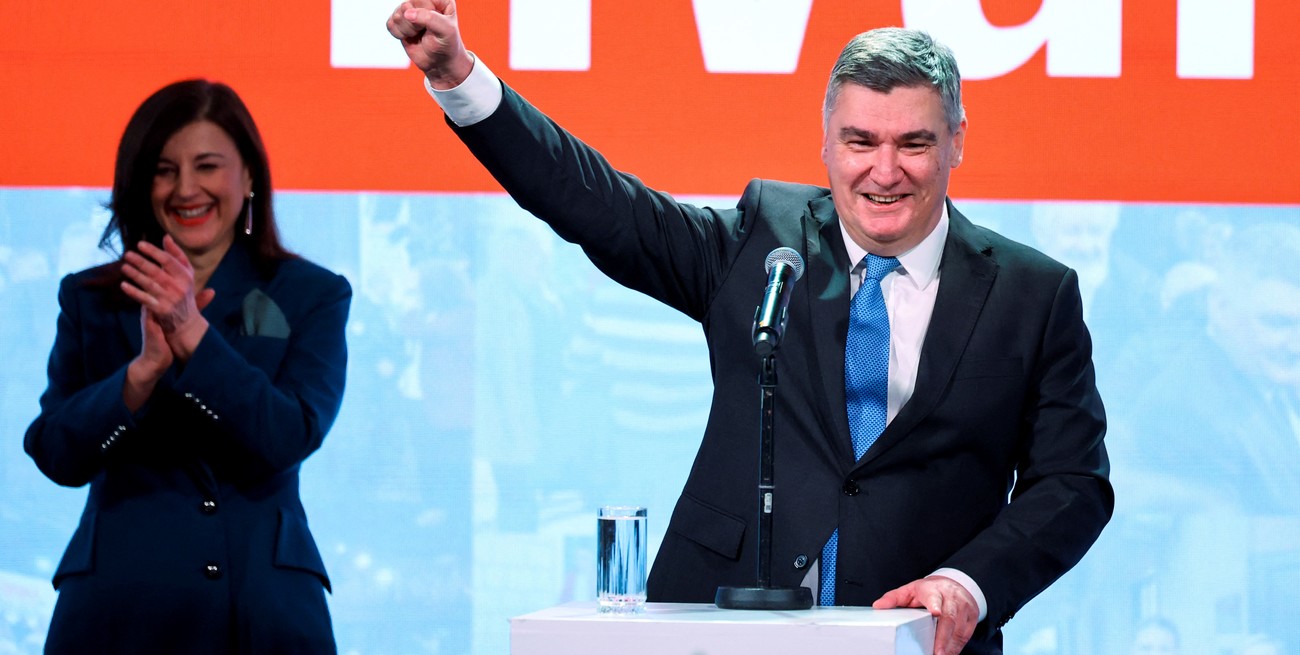 Zoran Milanovic fue reelecto como presidente de Croacia
