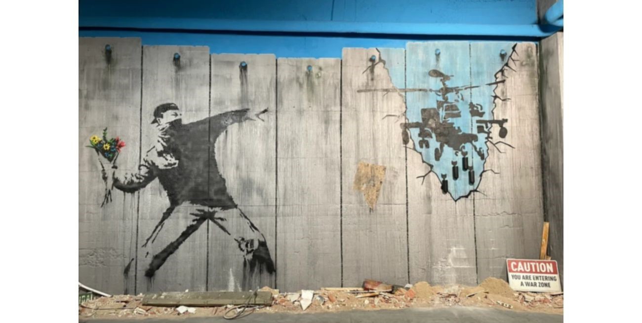 Abrió en Madrid un museo de reproducciones de obras de Banksy