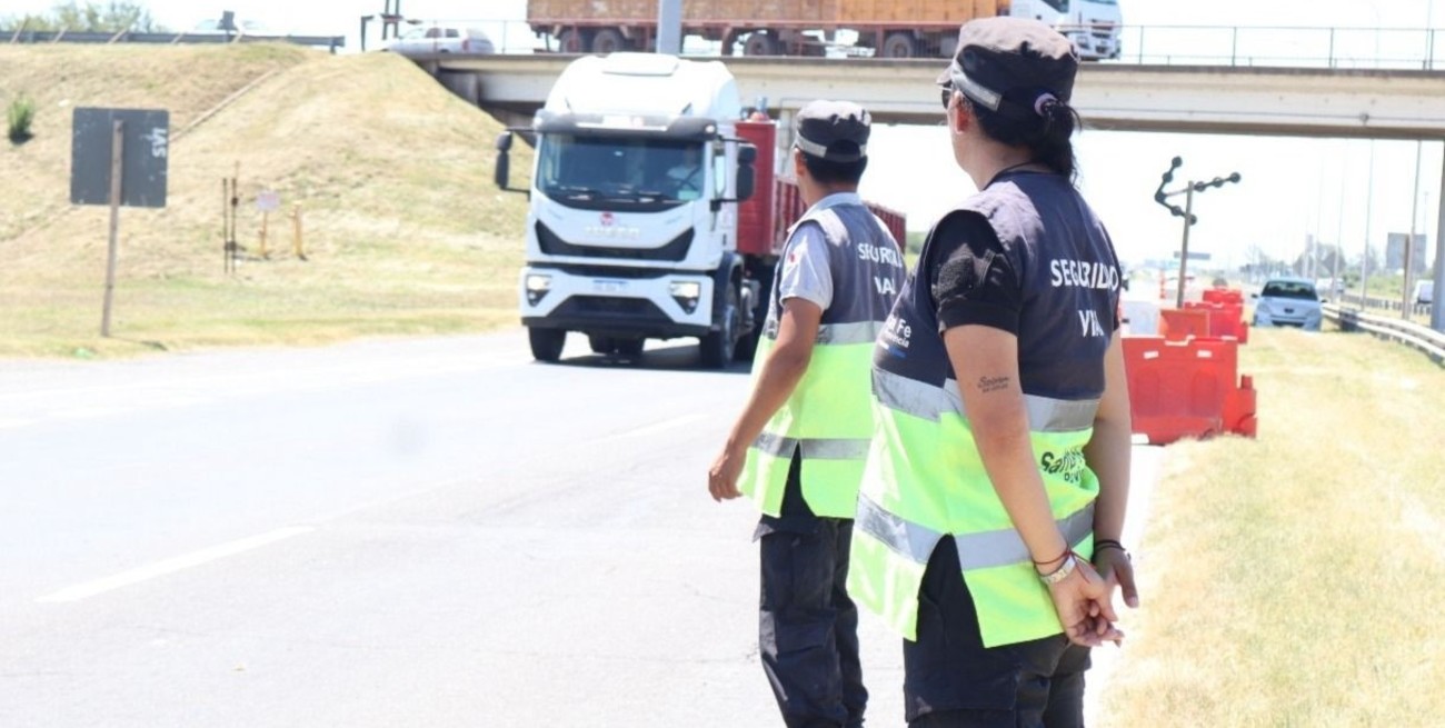 Corte de tránsito en la Autopista Rosario-Santa Fe por trabajos  