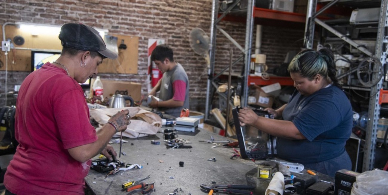 Durante 2024, una ciudad del sur provincial recolectó más de 20 toneladas de residuos informáticos