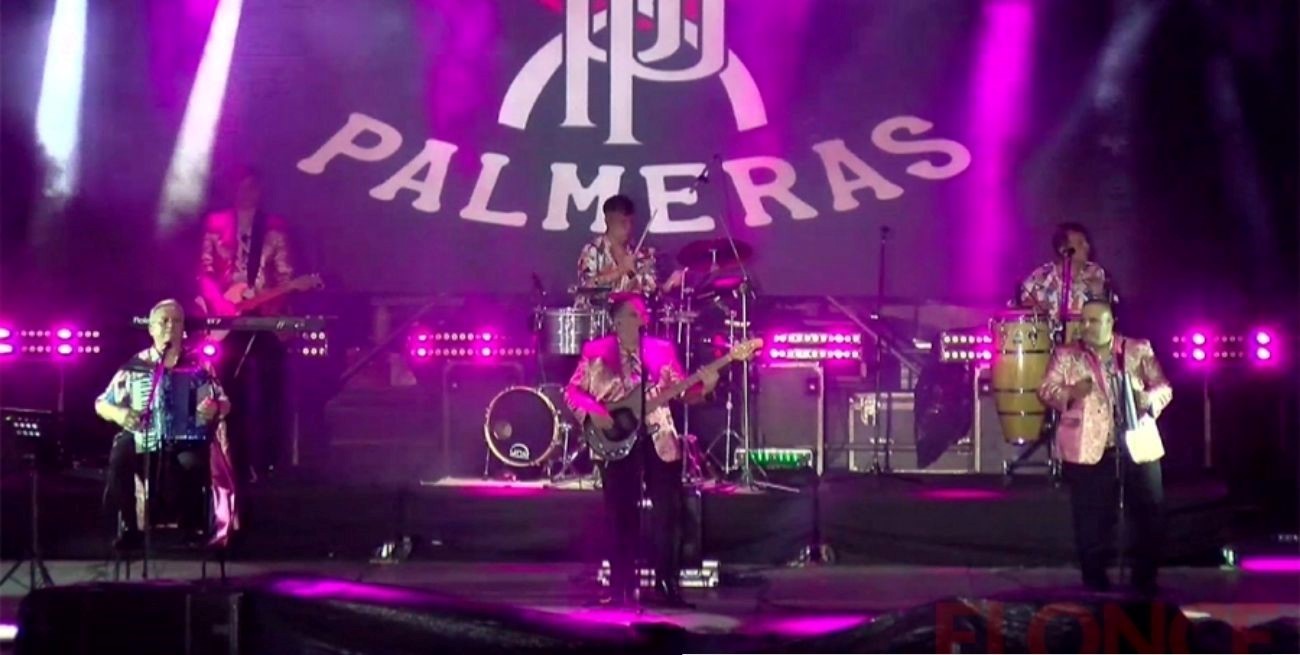 Los Palmeras se presentaron sin "Cacho" Deicas en Concepción del Uruguay 