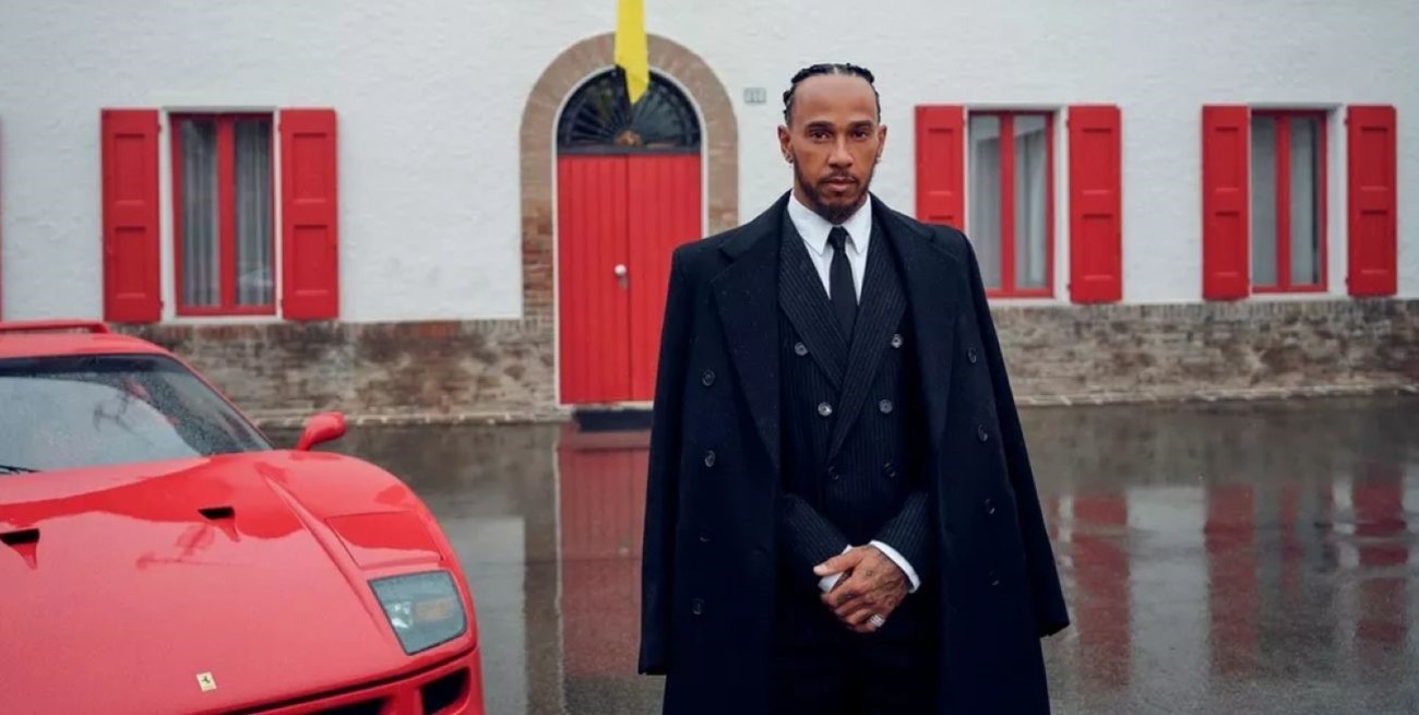 Hamilton llegó a Maranello para comenzar su aventura en Ferrari