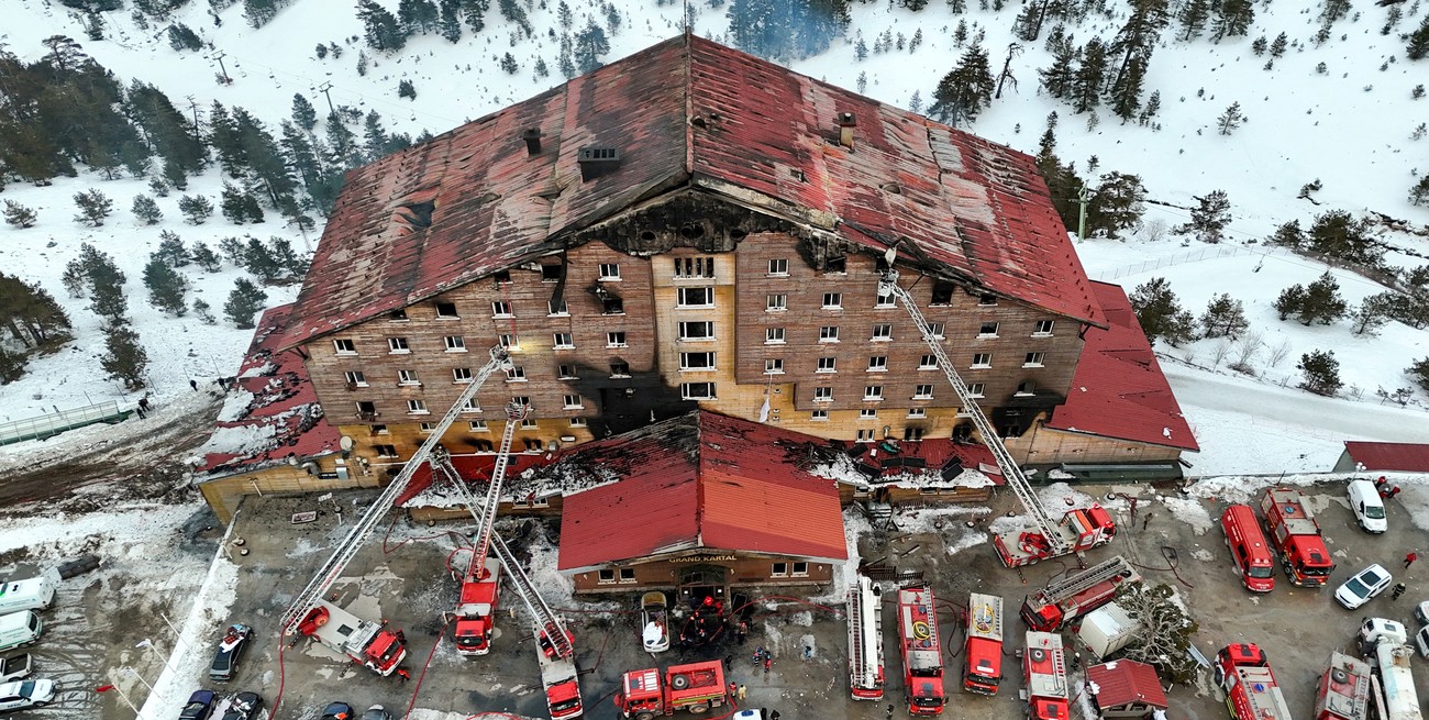 Incendio en un Hotel de Esquí en Turquía: 76 muertos