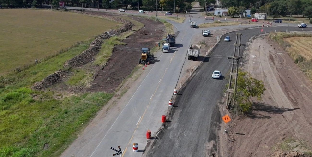 Mejoran la seguridad vial en la intersección de las rutas provinciales 70 y 68-S