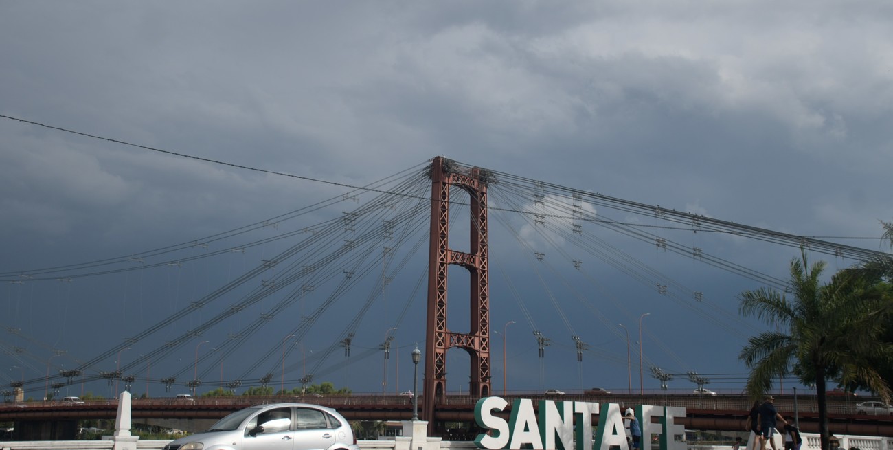 Alerta amarillo por tormentas fuertes este lunes en la ciudad de Santa Fe