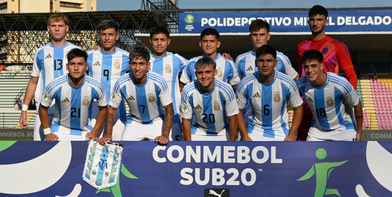 Argentina le ganó a Bolivia sobre el final y quedó cerca del hexagonal del Sudamericano Sub-20