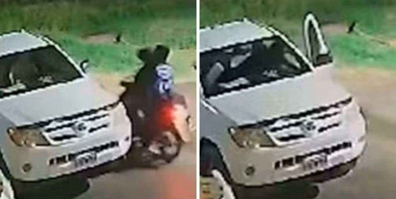 Violento asalto en San Nicolás: robaron a albañiles de Venado Tuerto y quemaron su camioneta