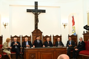 El 7 de marzo de 2024, Pullaro presidió la apertura del año judicial. Foto: Flavio Raina