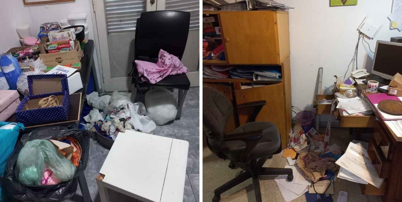 Vandalismo en un centro de salud mental en pleno centro de Santa Fe