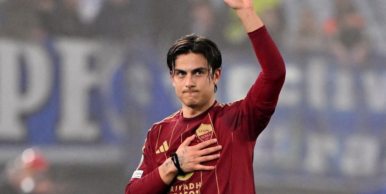 Dybala marcó un doblete para la Roma y se metió en los 30 máximos goleadores del club italiano